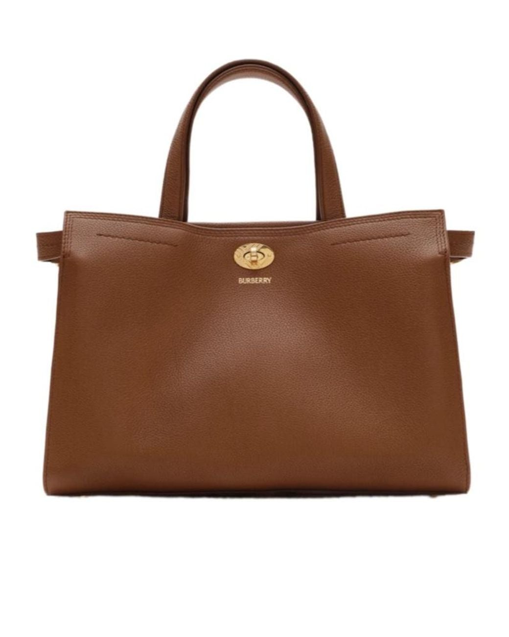Burberry Brown Small Cotswolds Check Tote Bag
