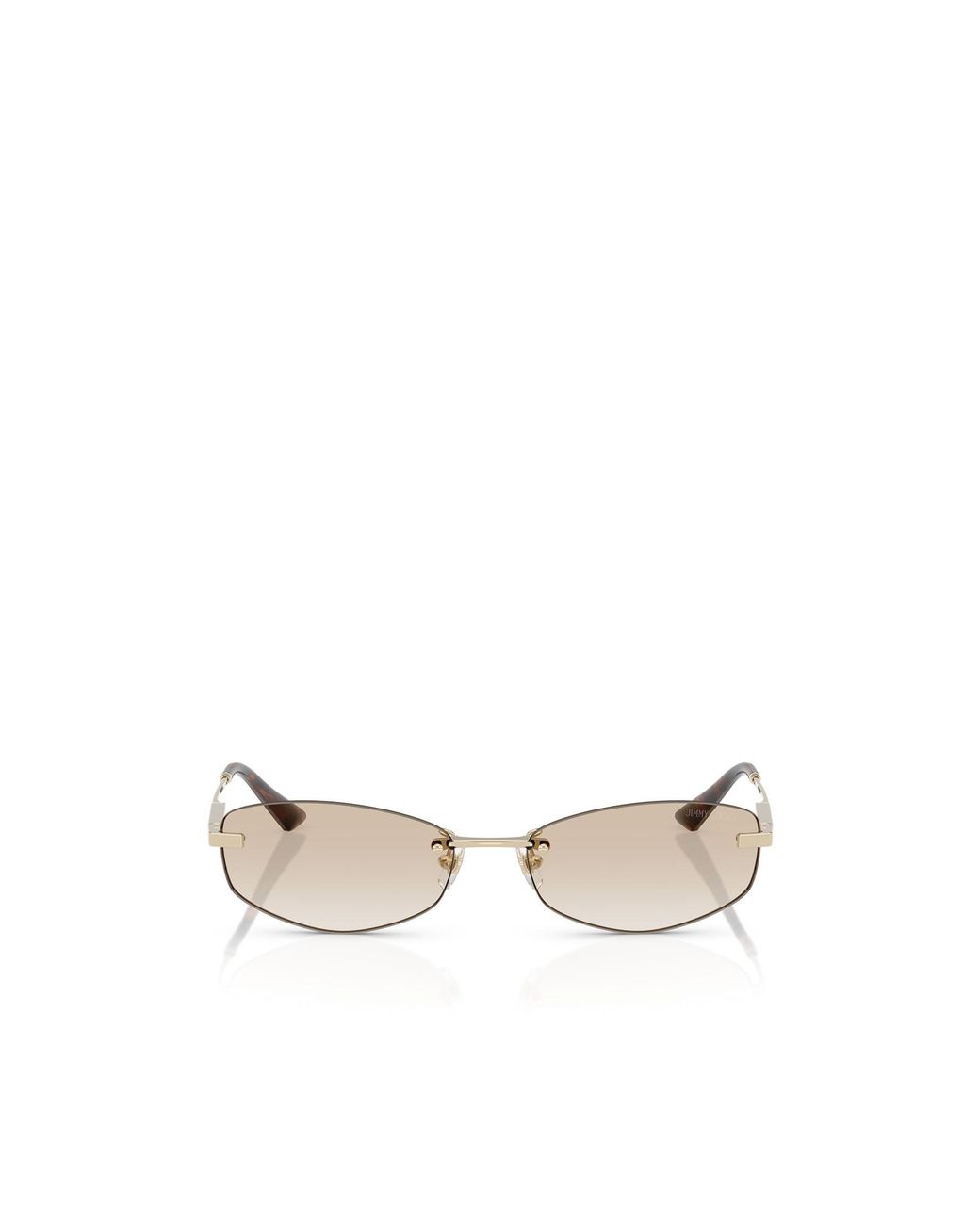 Jimmy Choo Metallic Eyewear Frameless Sunglasses