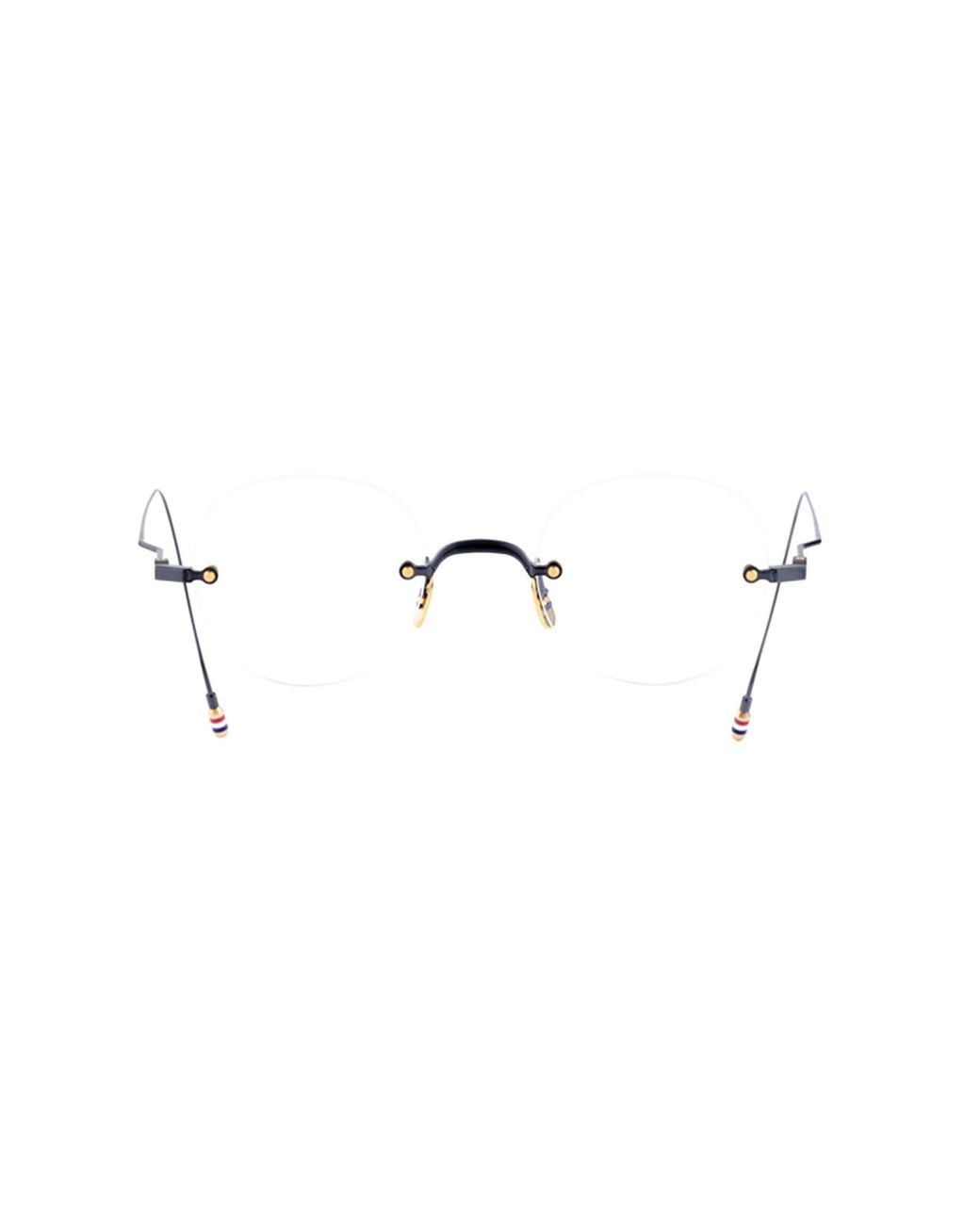 Thom Browne Multicolor Eyewear Round Frame Glasses