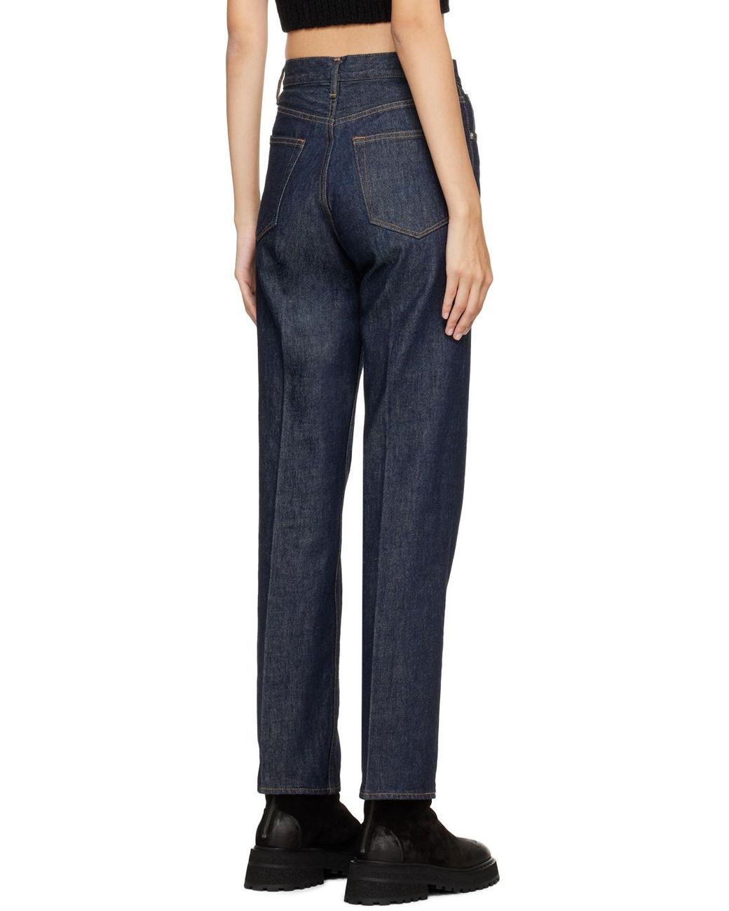 Auralee Blue Hard Twist Jeans