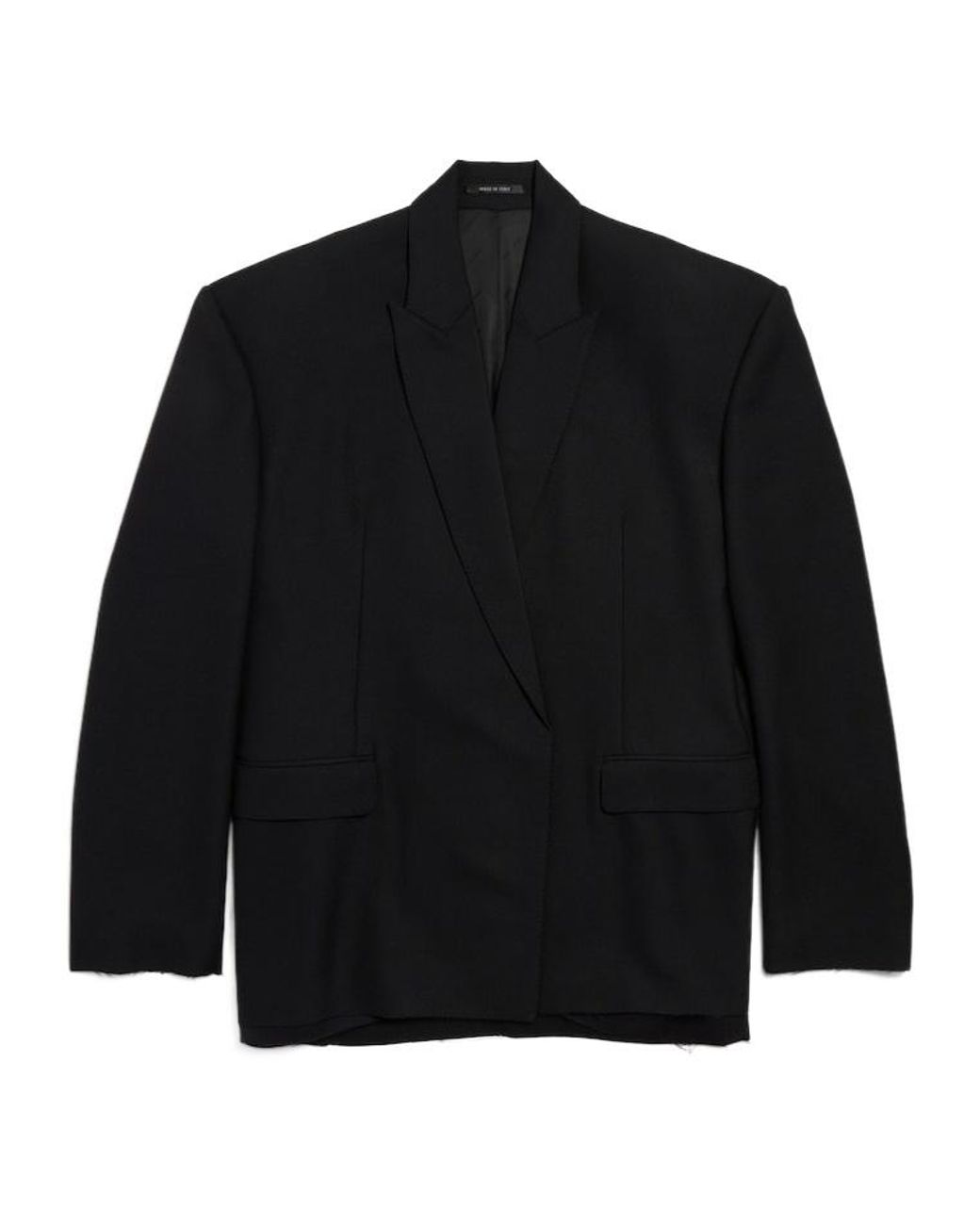Balenciaga Black Seamless Tailored Jacket for men