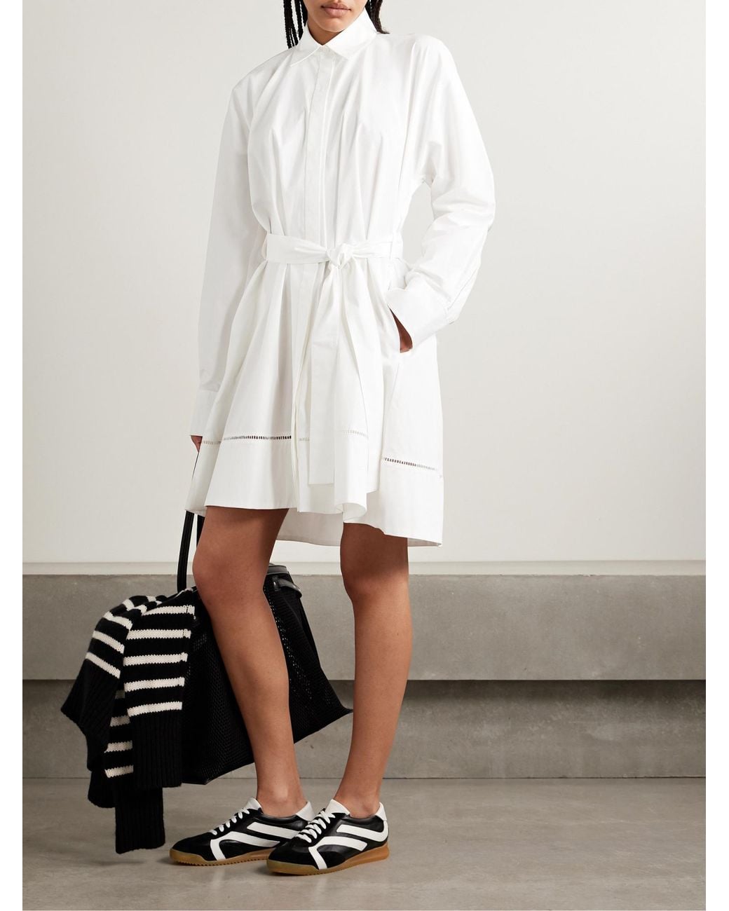 Proenza Schouler White Simple Shirt Dress