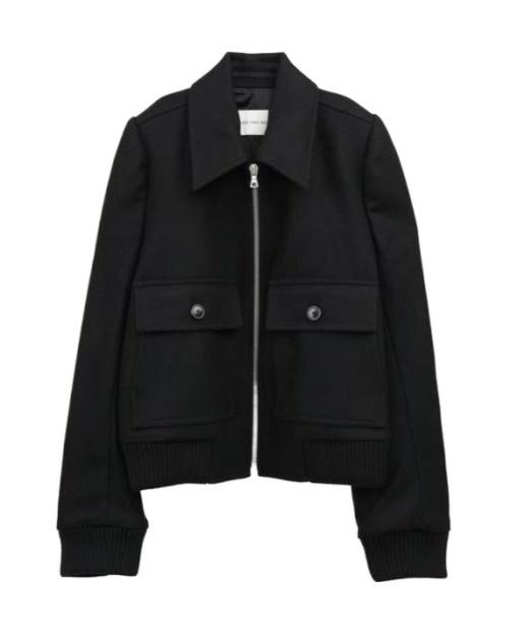 Dries Van Noten Black Long-Sleeved Casual Jacket