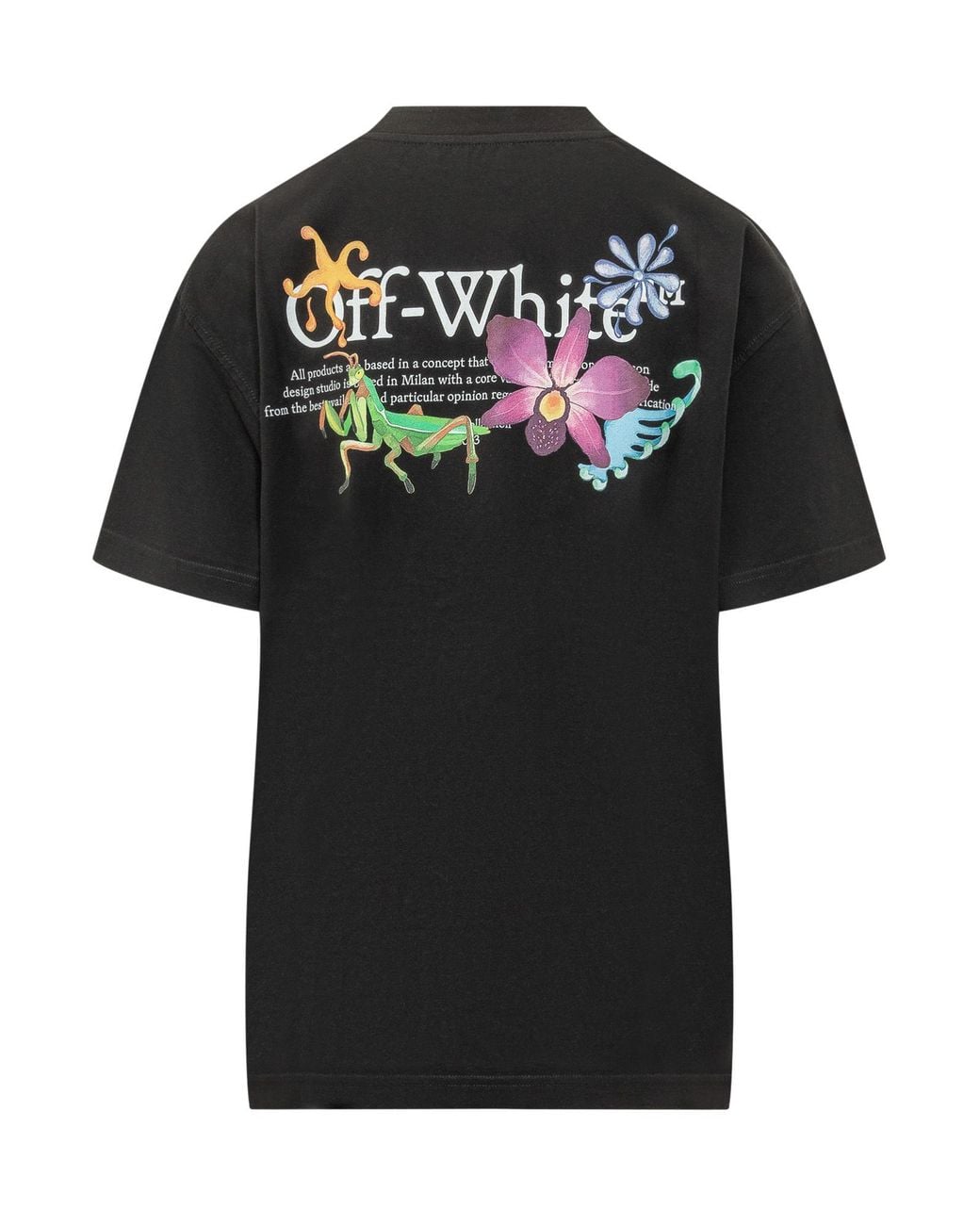 Off-White c/o Virgil Abloh Black Off Logo Printed Crewneck T-Shirt