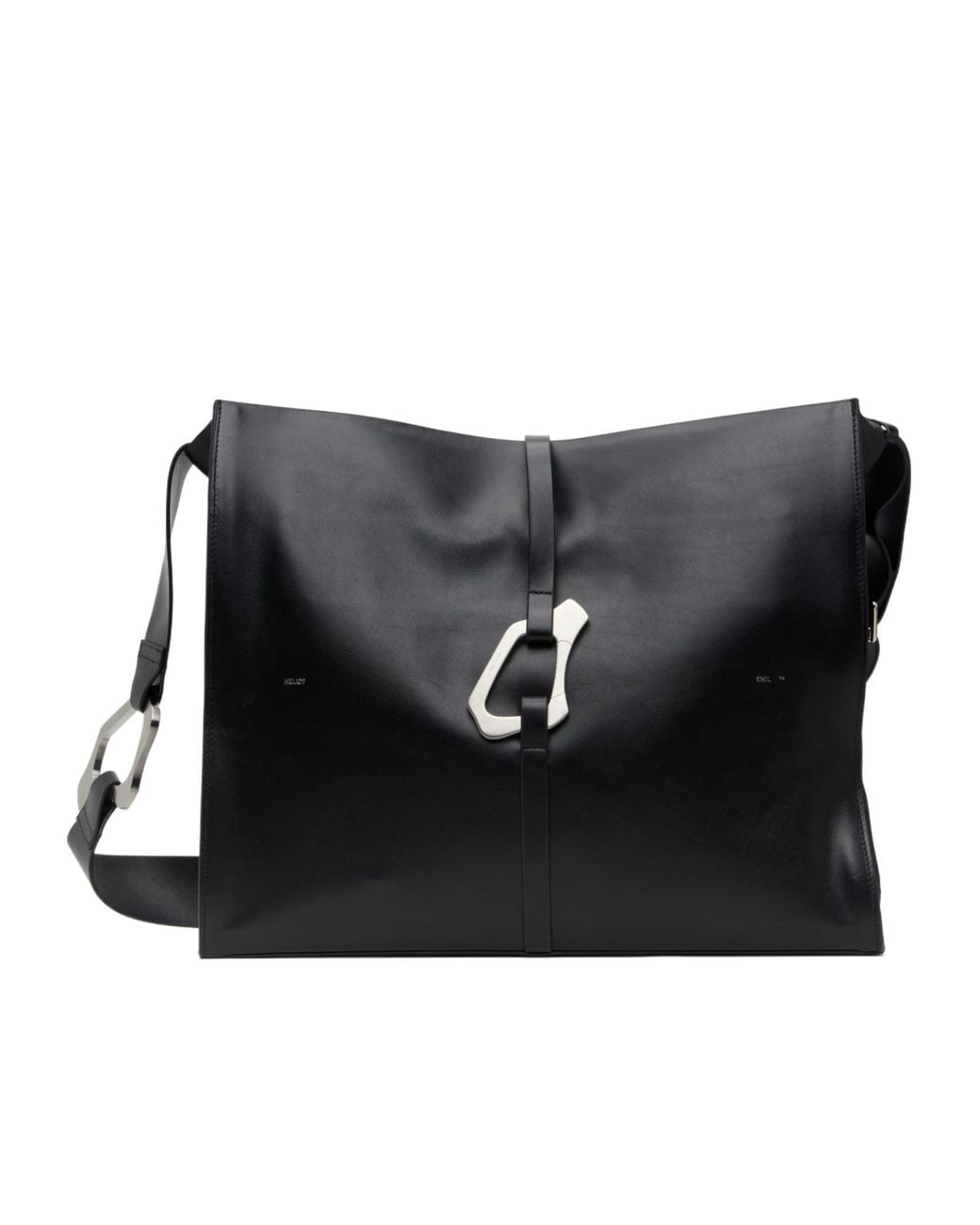 HELIOT EMIL Black Luculent Tote Bag for men
