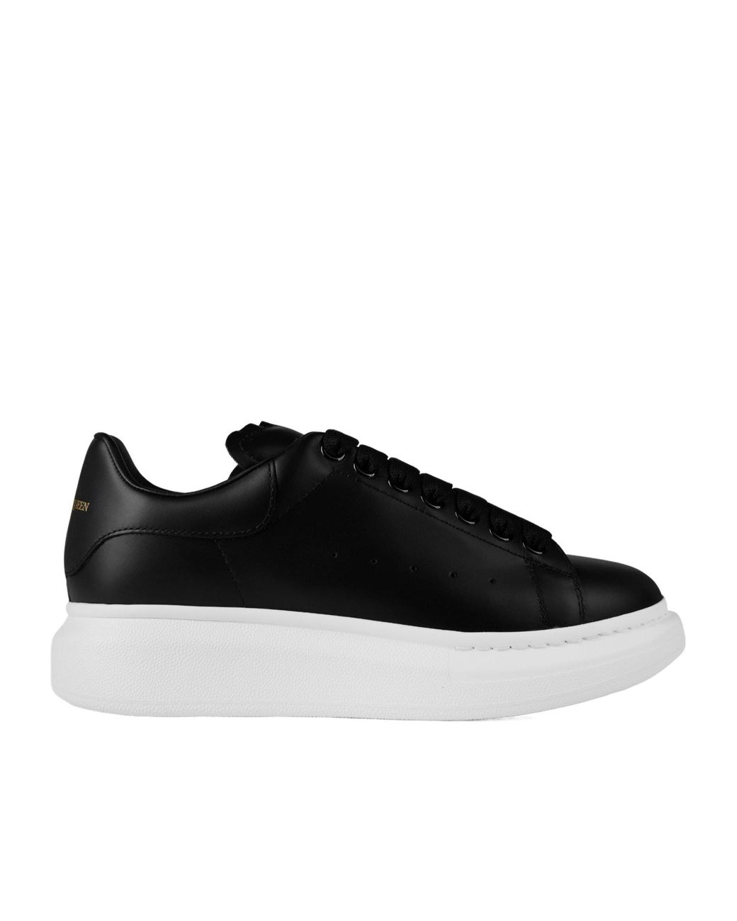 McQueen Black Thick-Soled Casual Shoes