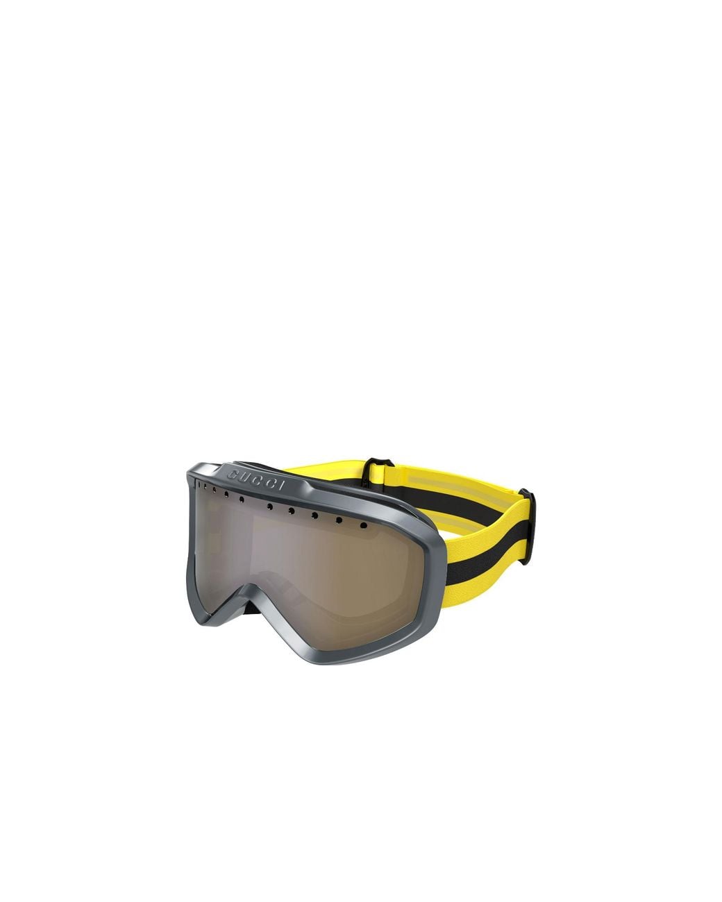 Gucci Gray Eyewear Ski Oversized Frame Goggles for men