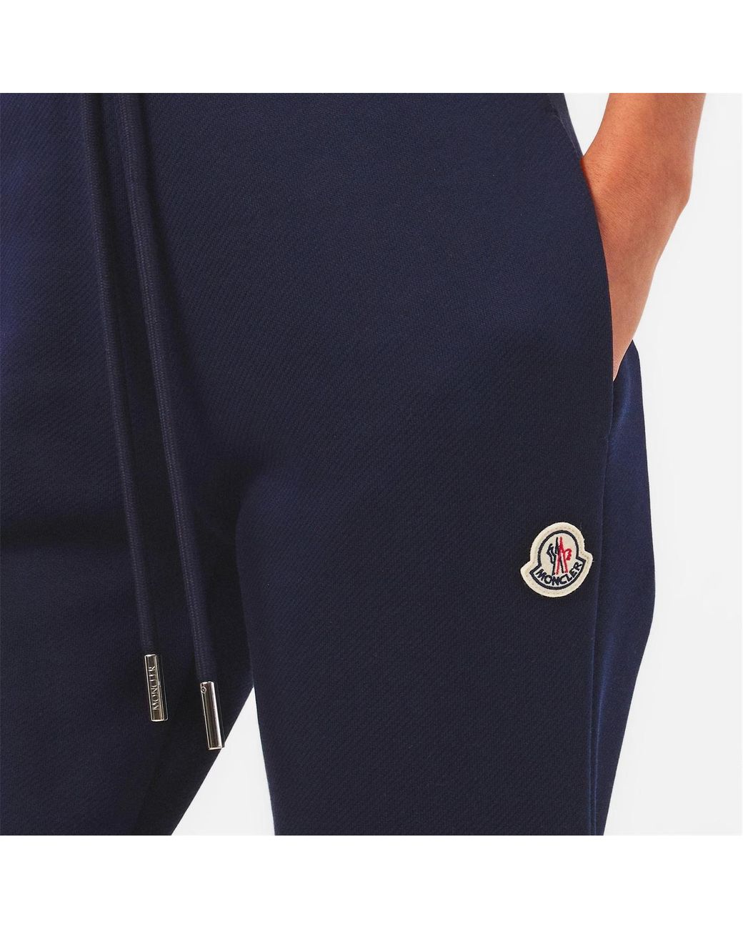Moncler Blue Elastic Waist Track Pants