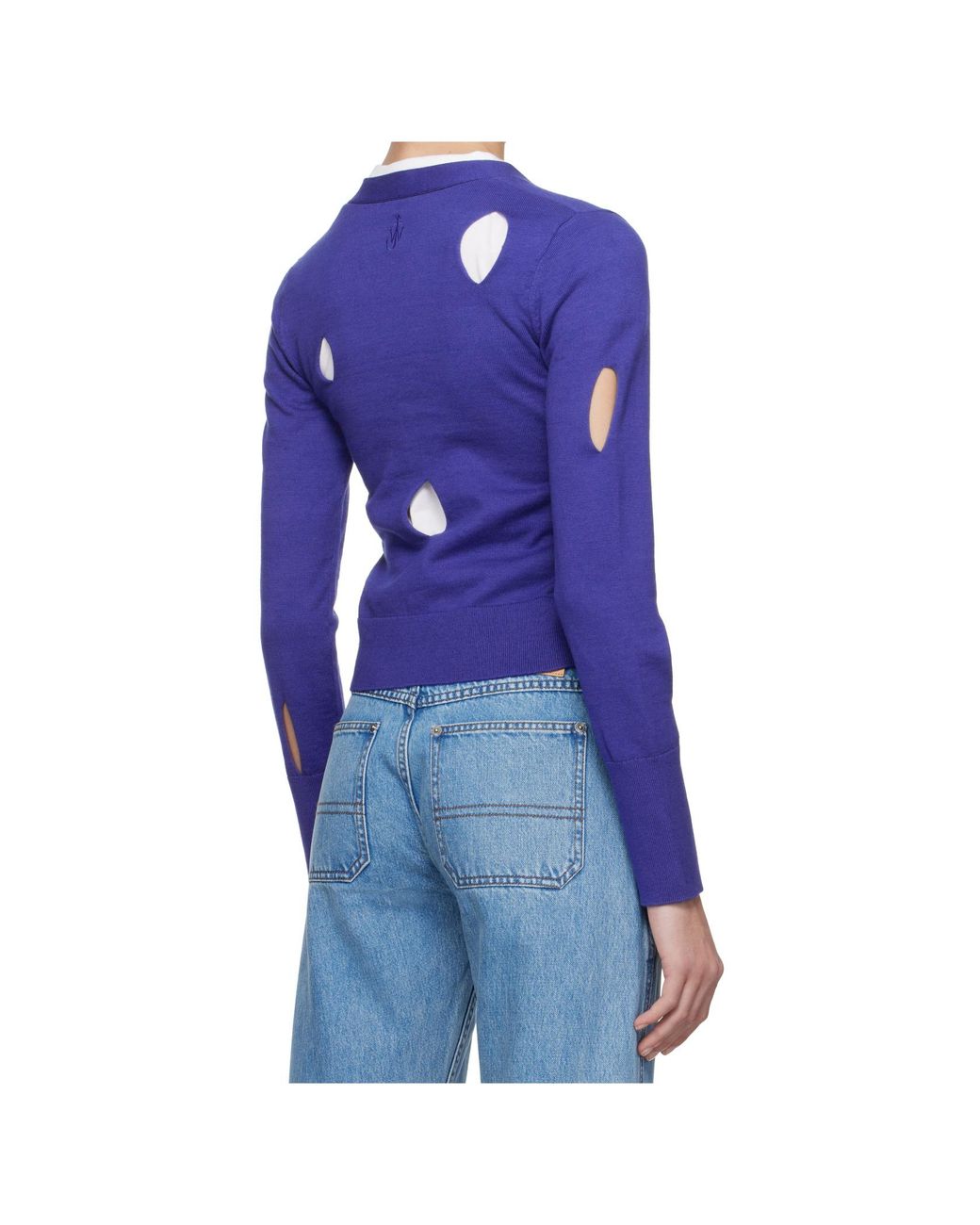 J.W. Anderson Blue Cut-Out Cardigan