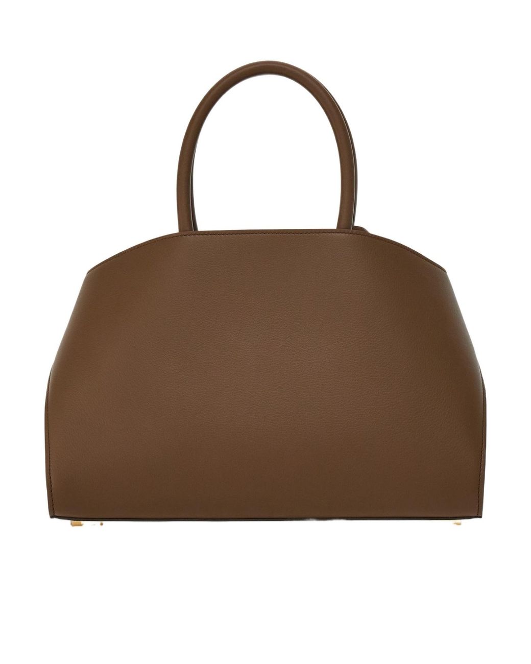 Ferragamo Brown Logo Buckle Shoulder Bag