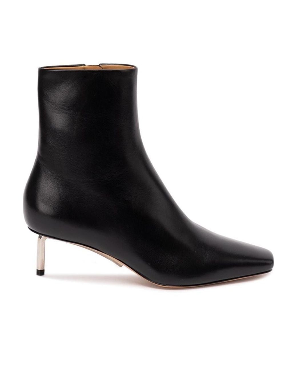 Off-White c/o Virgil Abloh Black Allen Square Toe Ankle Boots
