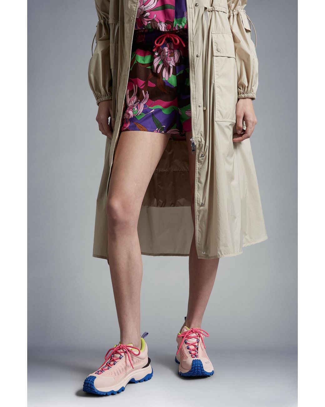 Moncler Pink Trailgrip Lite Lace-Up Sneakers