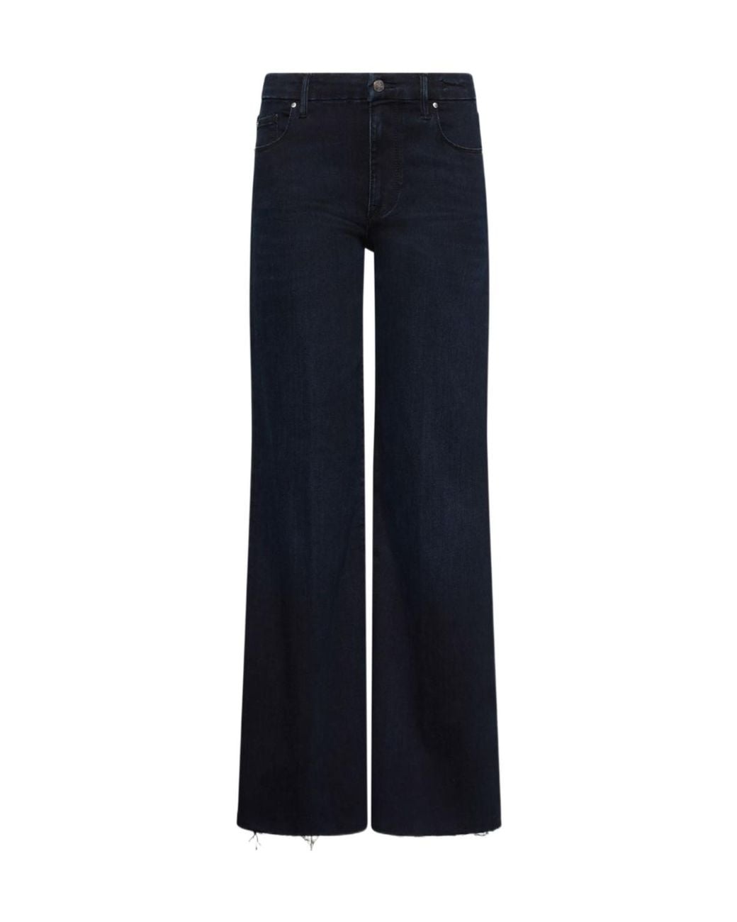 Marella Blue Cropped Wide-Leg Jeans