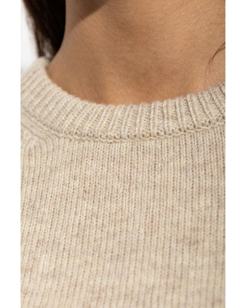 By Malene Birger Natural Hannah Ribbed Knitted Sweater
