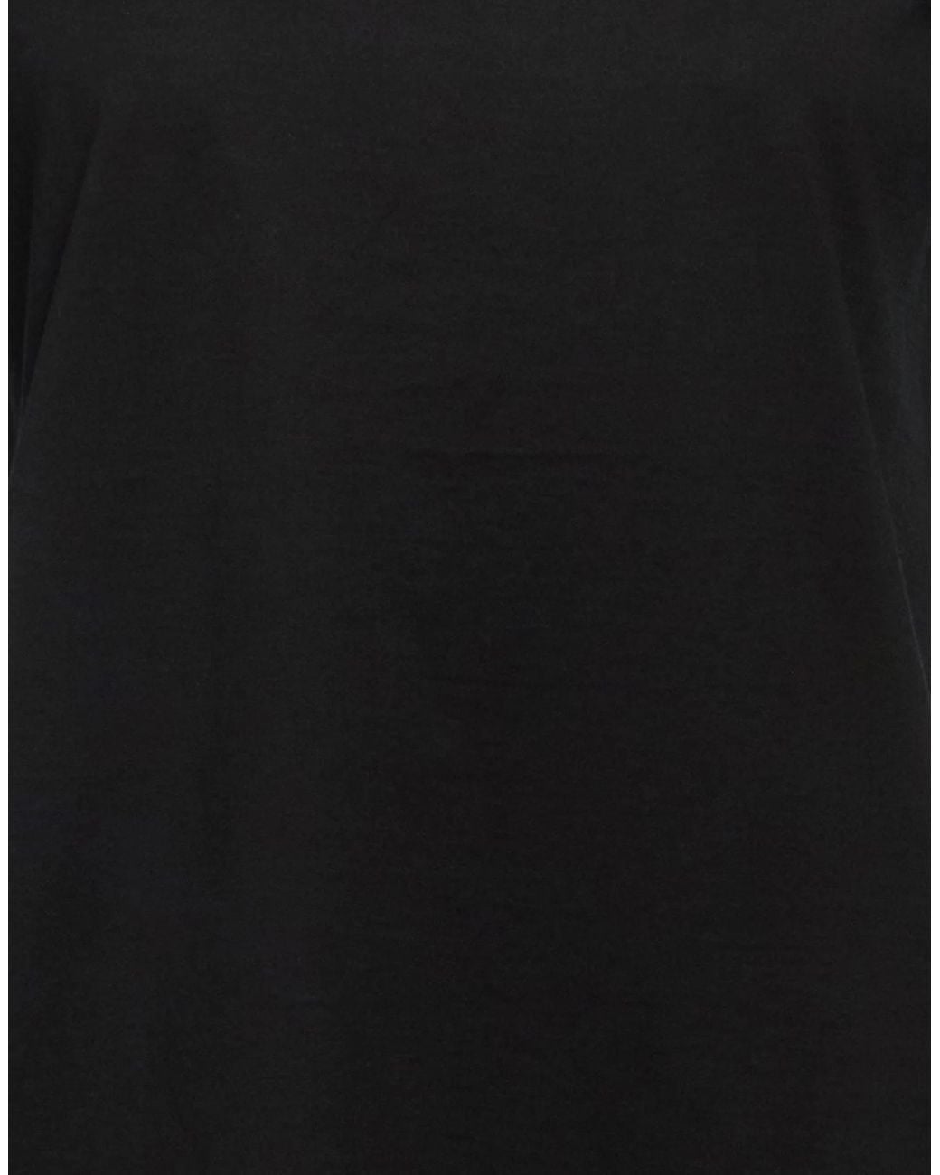 Dolce & Gabbana Black Sleeveless Solid-Color T-Shirt