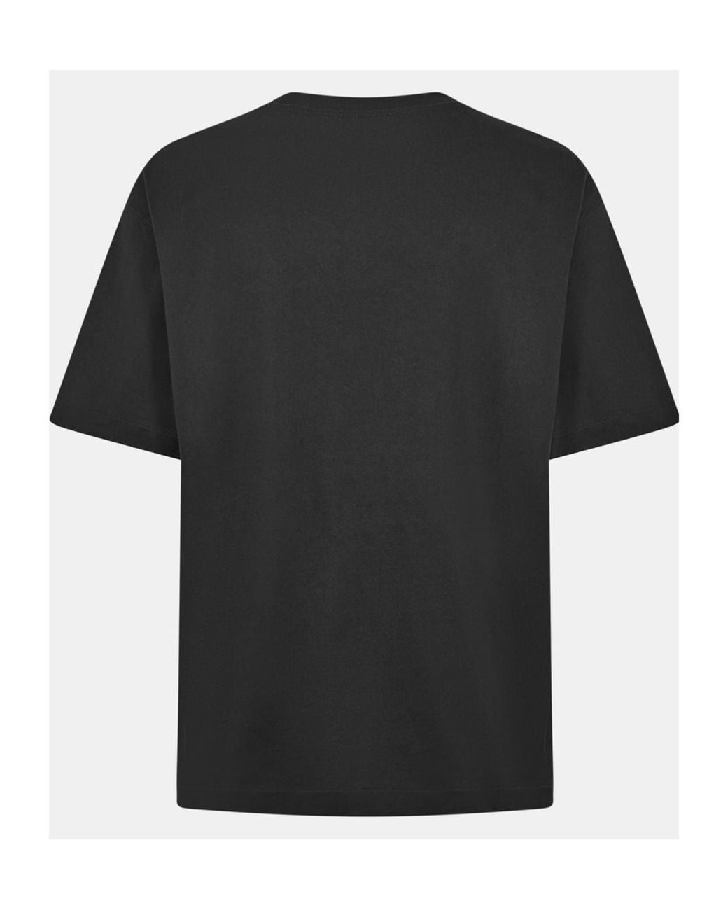 Off-White c/o Virgil Abloh Black Logo Crew Neck T-Shirt for men