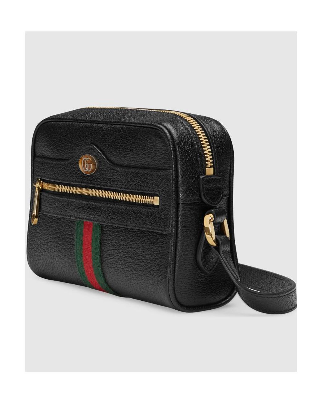 Gucci Black Mini Ophidia Gg Shoulder Bag