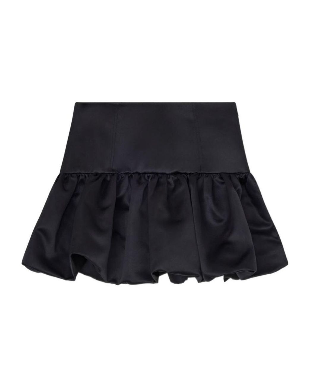 Ganni Blue Satin Skirt