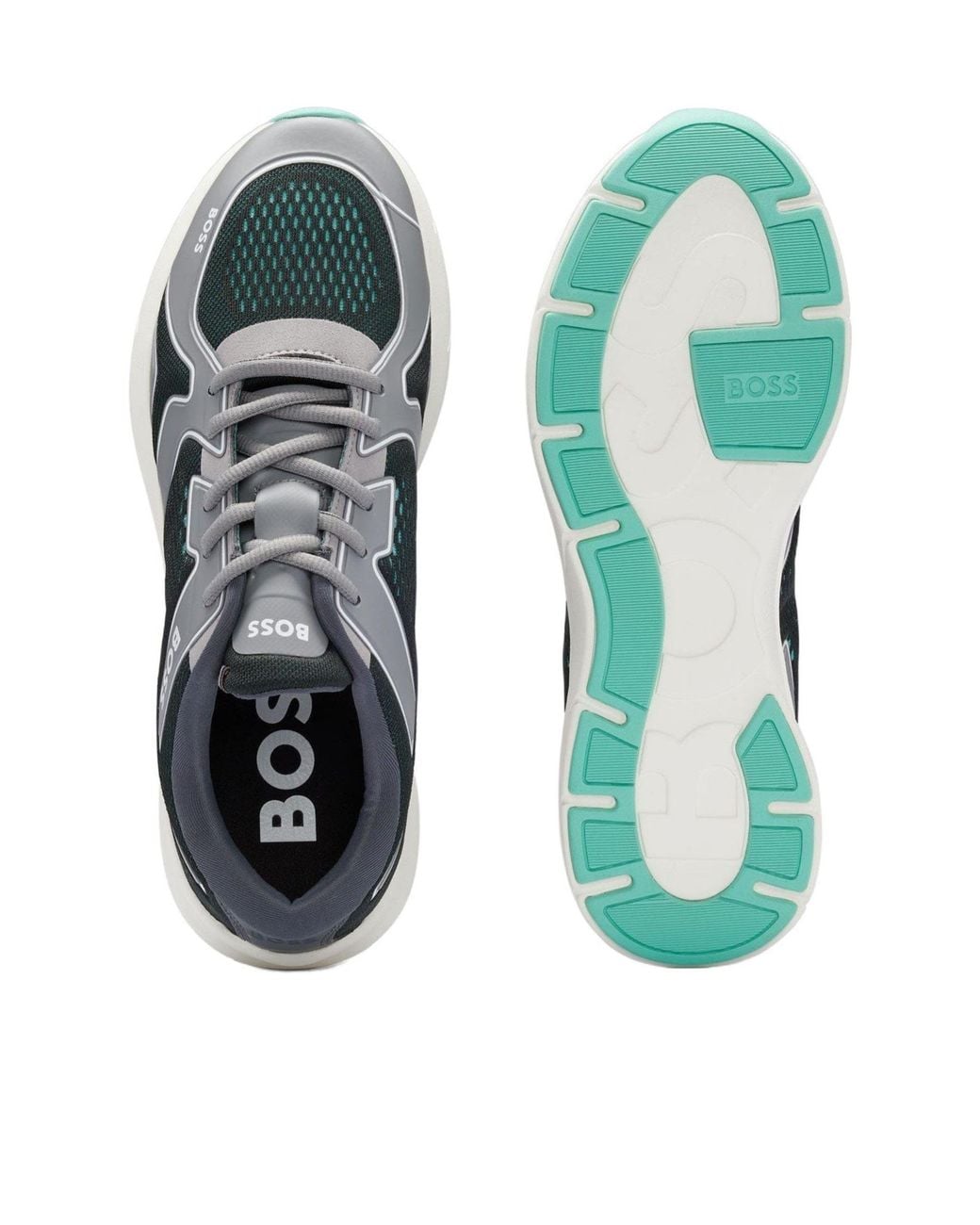Boss Blue Casual Running Shoes for men