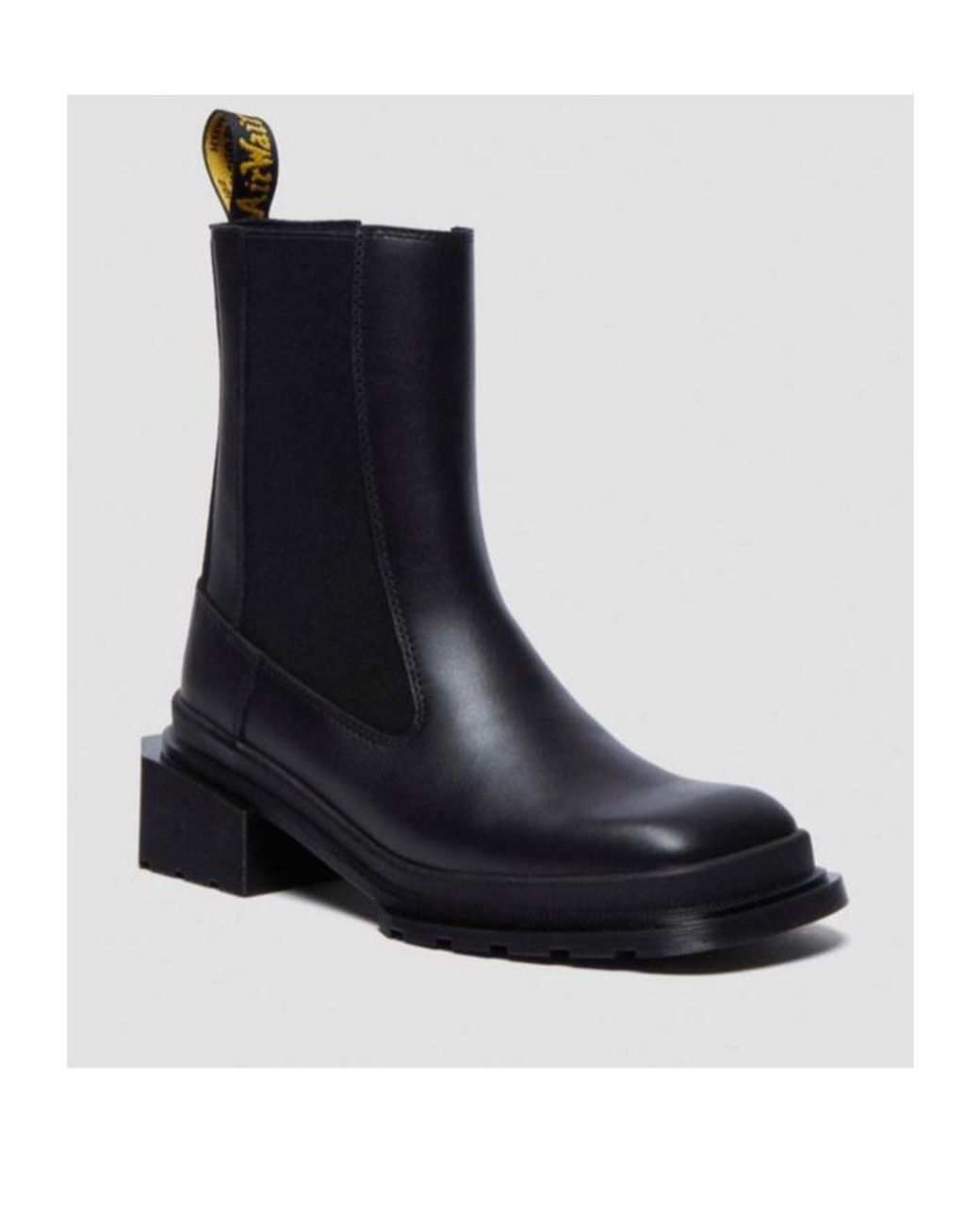 Dr. Martens Black Maybole Square Toe Chelsea Boots