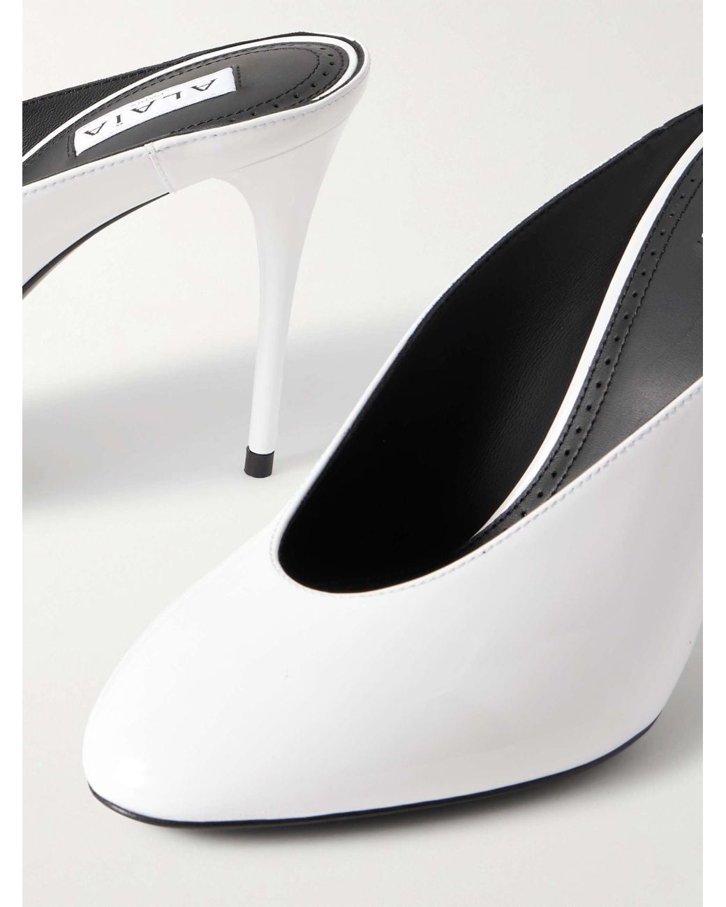 Alaïa White High-Heeled Sandals