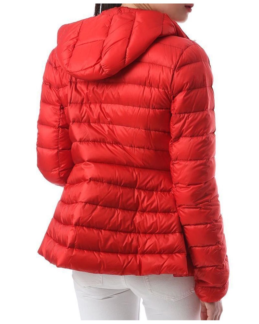 Moncler Red Amethyste Slim-Fit Down Jacket