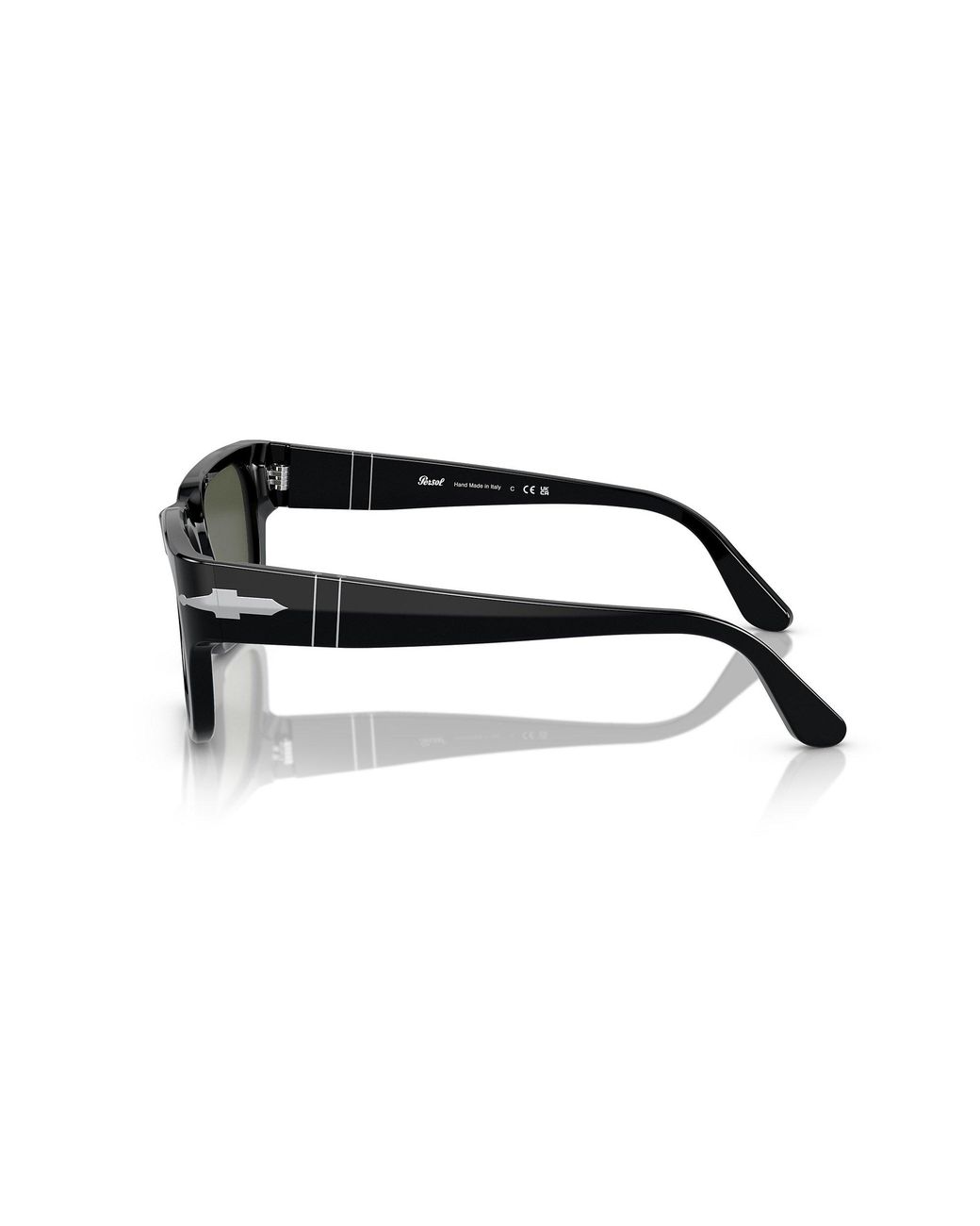 Persol Black Rectangular Frame Sunglasses for men