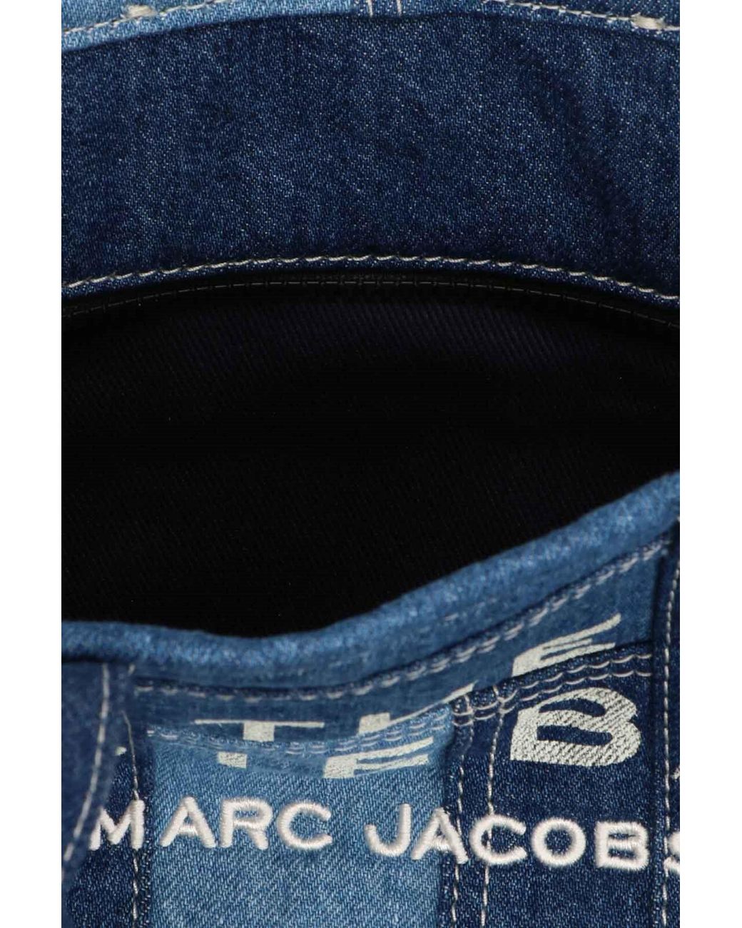 Marc Jacobs Blue The Denim Mini Tote Bag