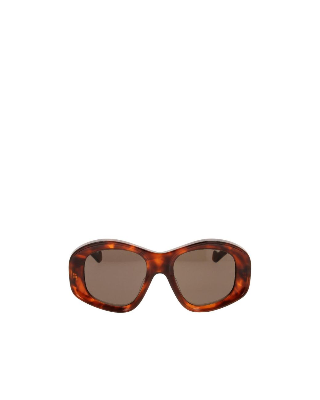 Loewe Brown Geometric Frame Sunglasses