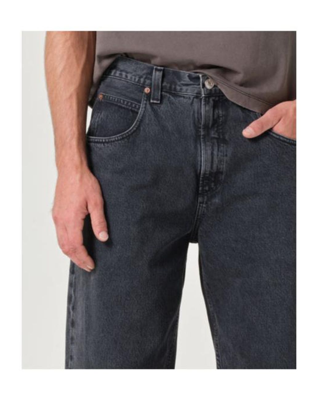 Agolde Blue Fusion Tapered-Leg Jeans for men