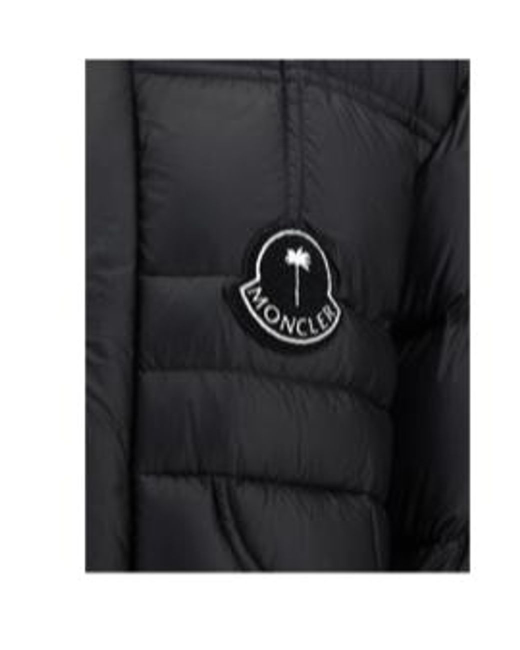 Moncler Black X Palm Angels Cherith Hooded Short Down Jacket