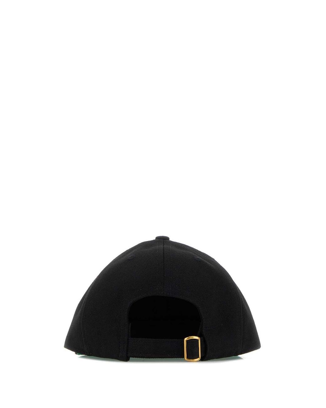 Willy Chavarria Black Welcome Embroidered Cap for men
