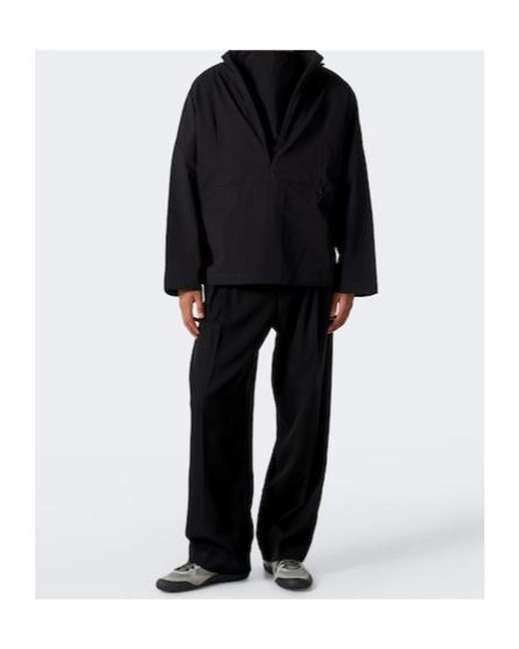 Kiko Kostadinov Black Cotton Twill Casual Jacket for men