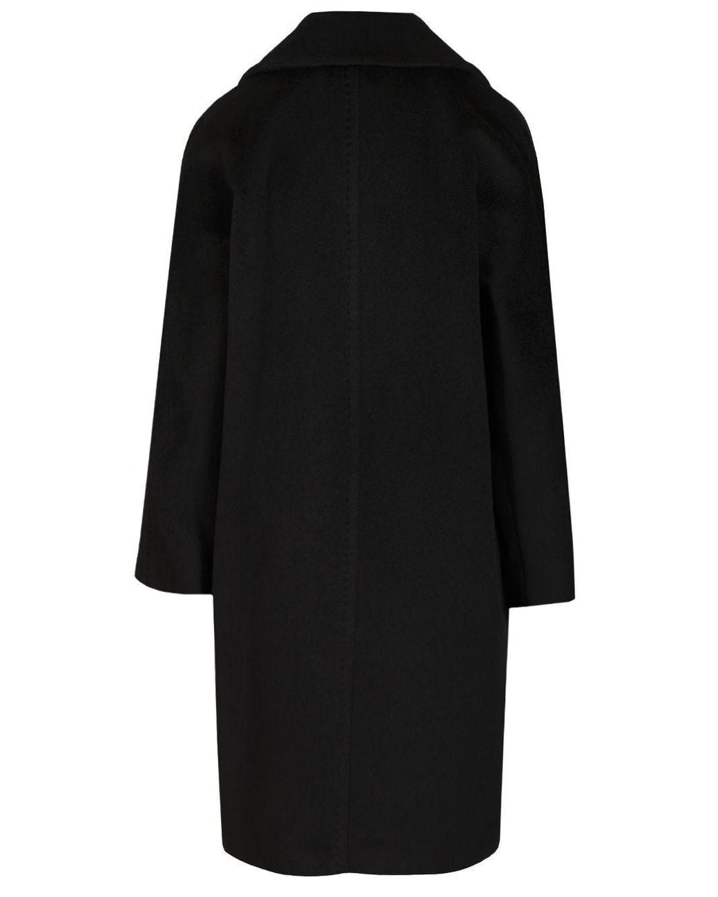 Max Mara Black Studio Tokio Double Breasted Coat