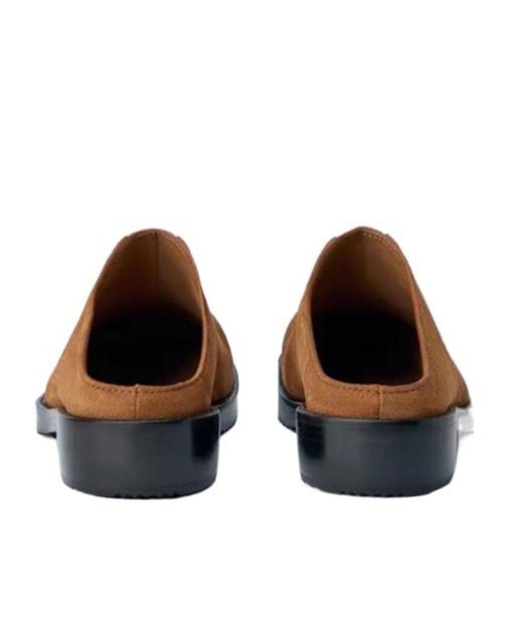 Dries Van Noten Brown Suede Slip-On Mules for men