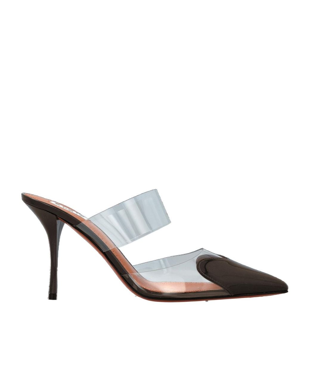 Alaïa White 90Mm Le Cœur Strap Mules