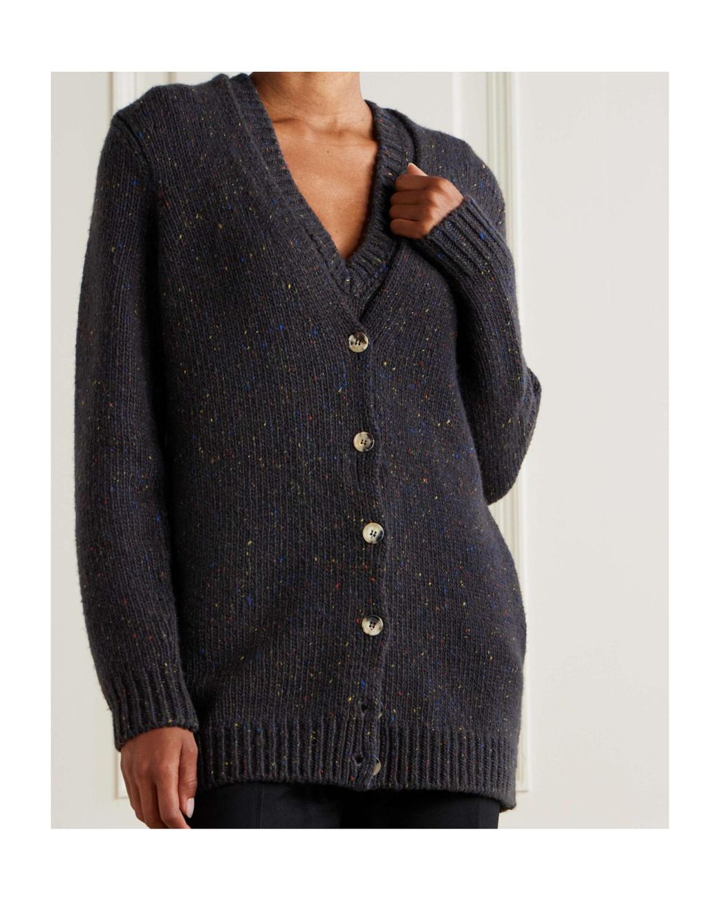 Gabriela Hearst Blue Gabe Long-Sleeved Sweater