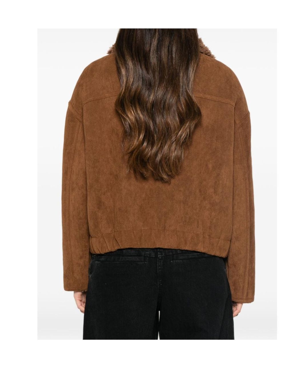 ERMANNO FIRENZE Brown Double-Breasted Casual Jacket