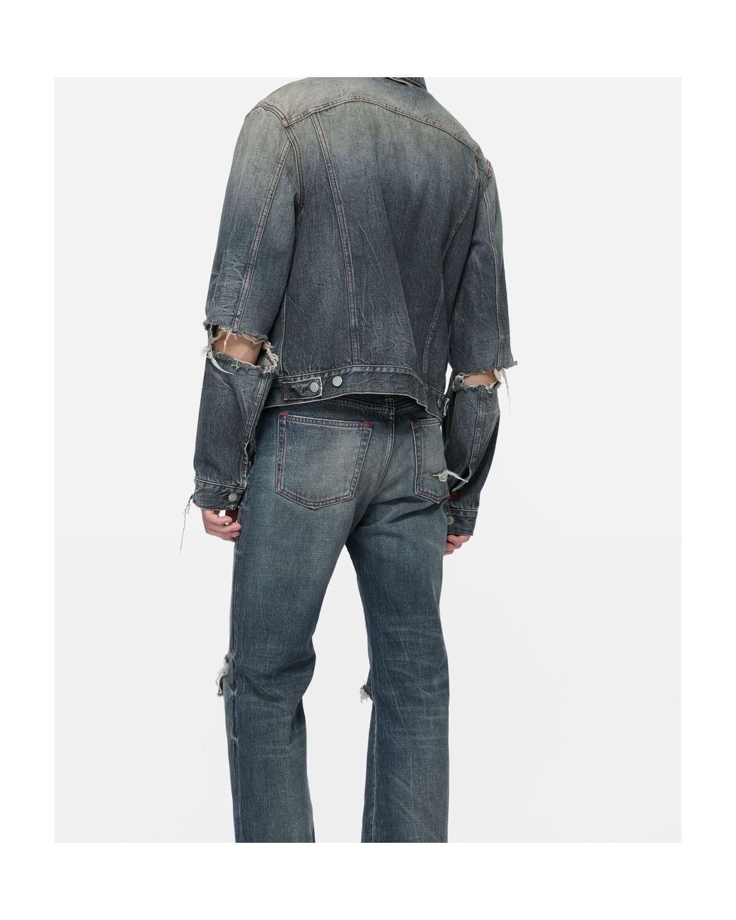 Acne Blue Re-Edition Worn Denim Jacket