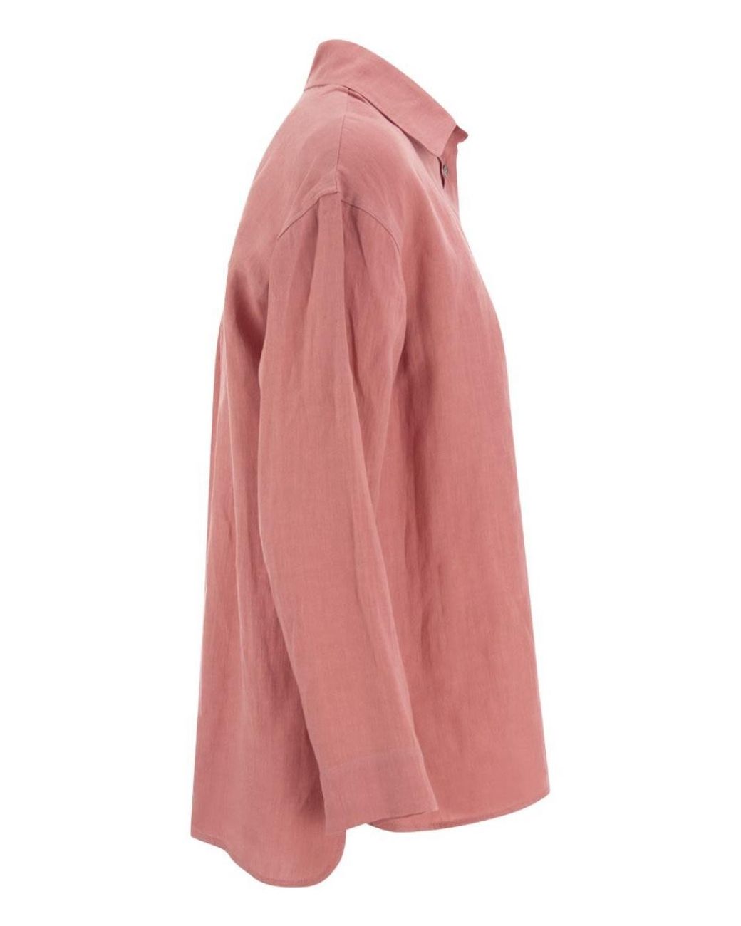 Max Mara Pink 'S Buttoned Long-Sleeved Shirt