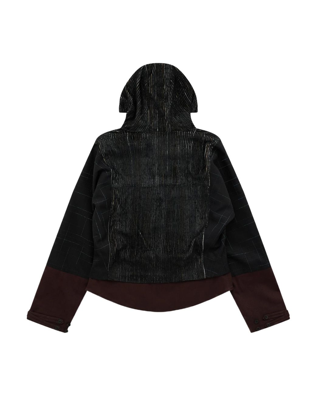 Kiko Kostadinov Black Estike Zipped Hooded Jacket for men