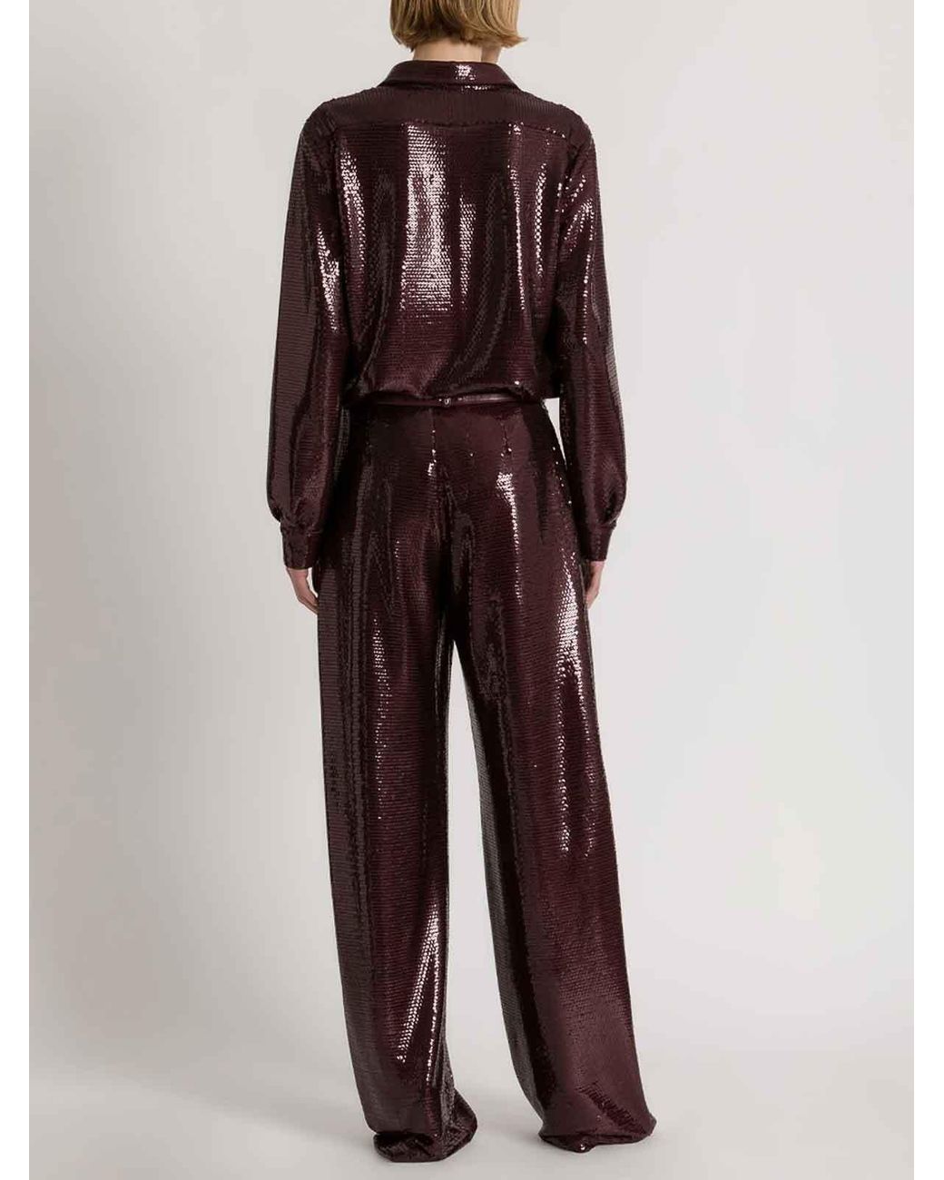 Alberta Ferretti Brown Long-Sleeved Shirt