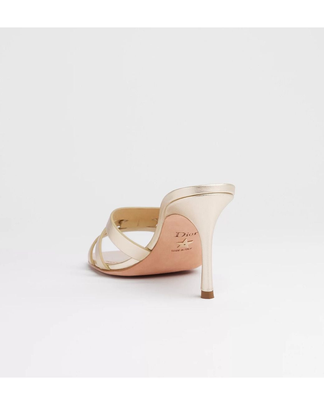 Dior Natural Or 30M Heeled Slide