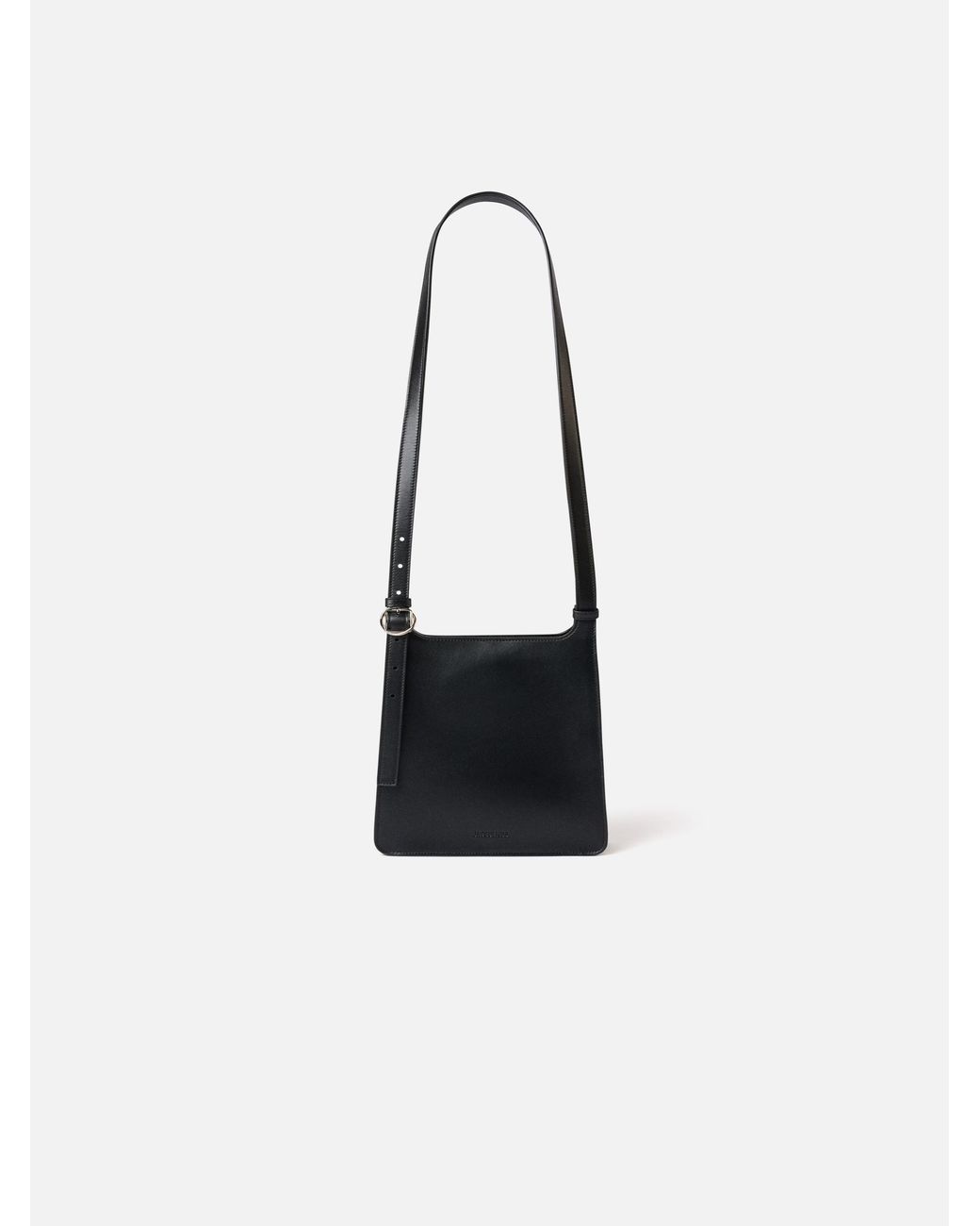 Jacquemus Black Logo Embossed Small Tablier Shoulder Bag for men