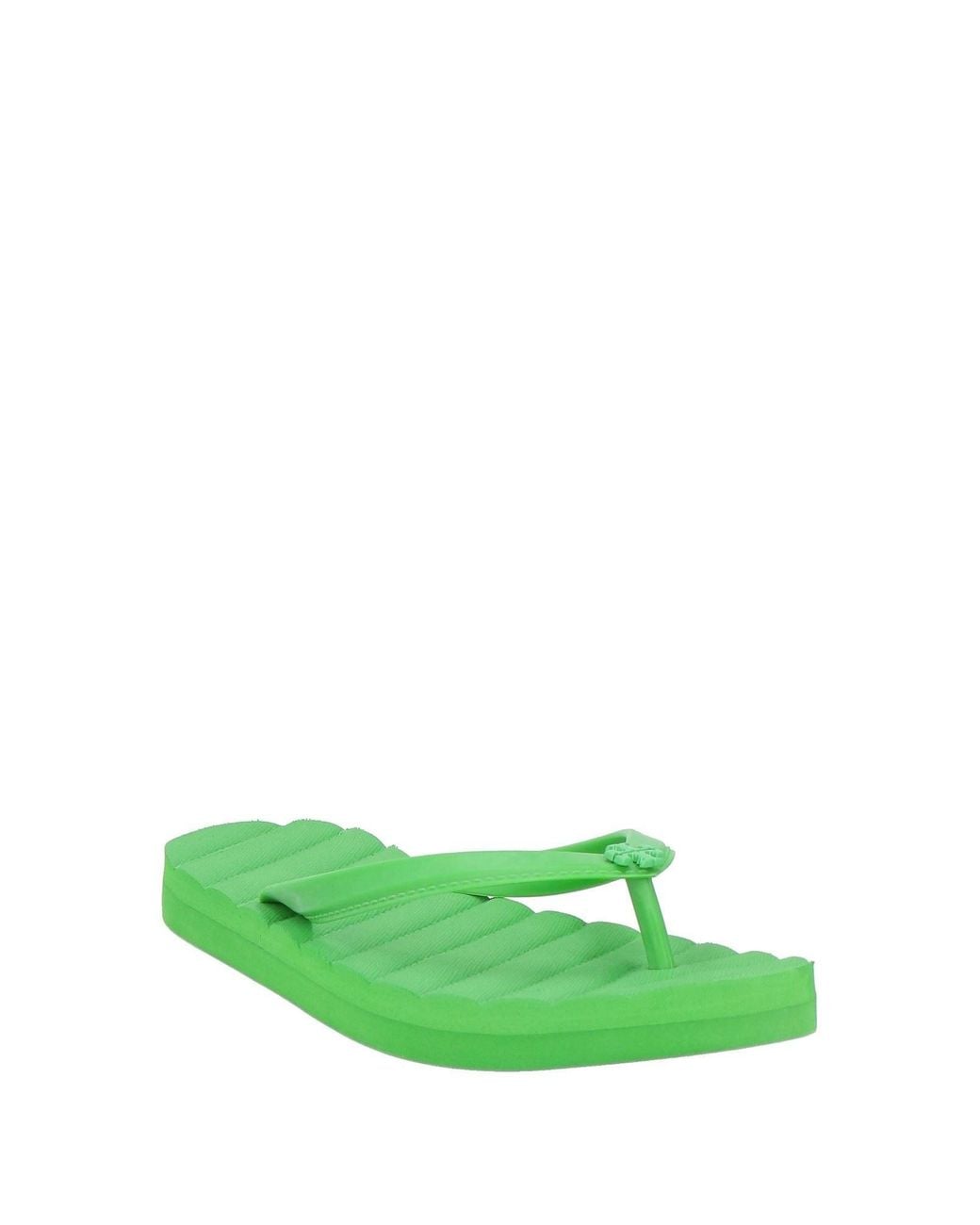 Tory Burch Green Minimalist Comfortable Flip-Flops