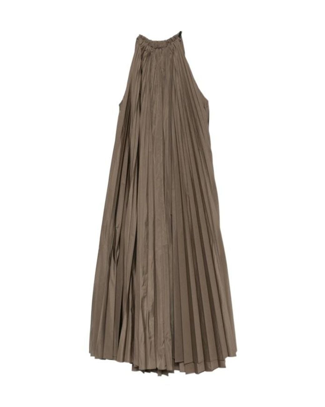 Max Mara Brown Sleeveless Dress