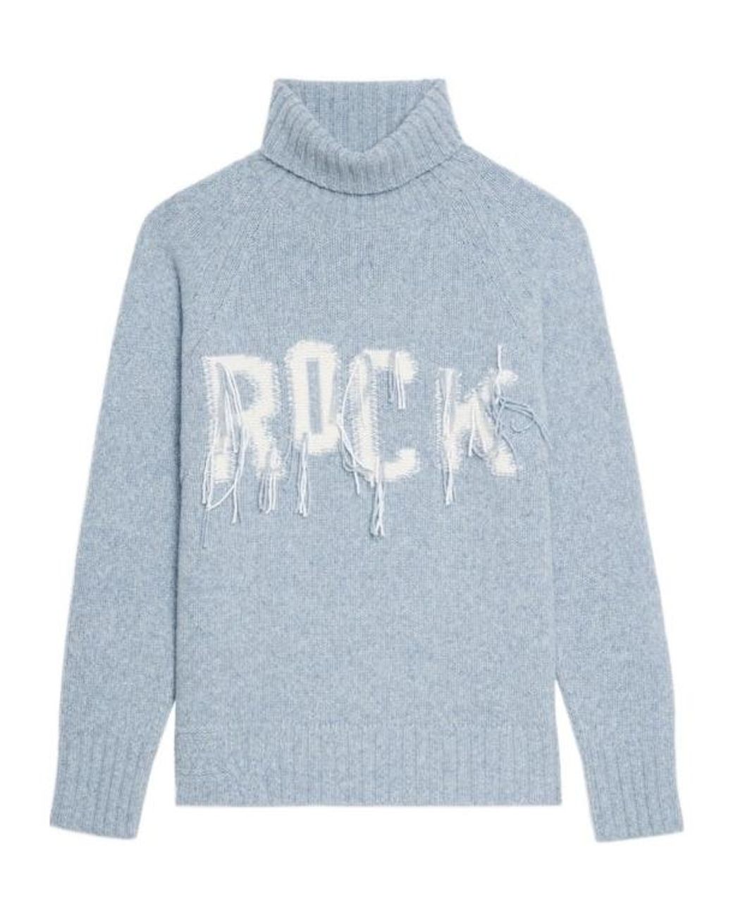 Zadig & Voltaire Blue Mora We Love High-Neck Jumper