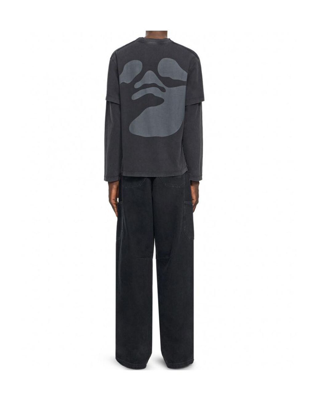 Off-White c/o Virgil Abloh Black Half Arrow Cargo Jeans for men