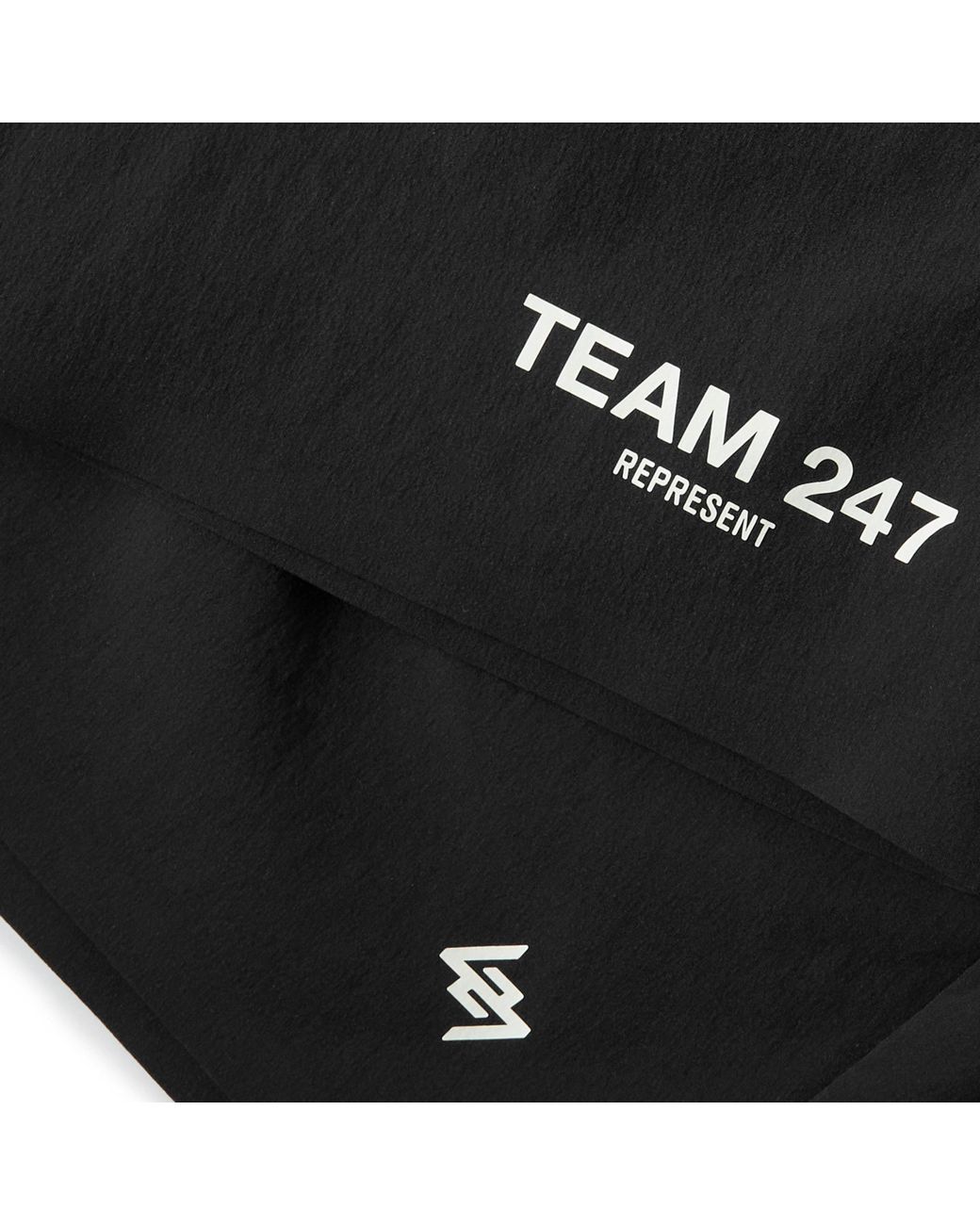 Represent Black Logo Detail Shorts for men