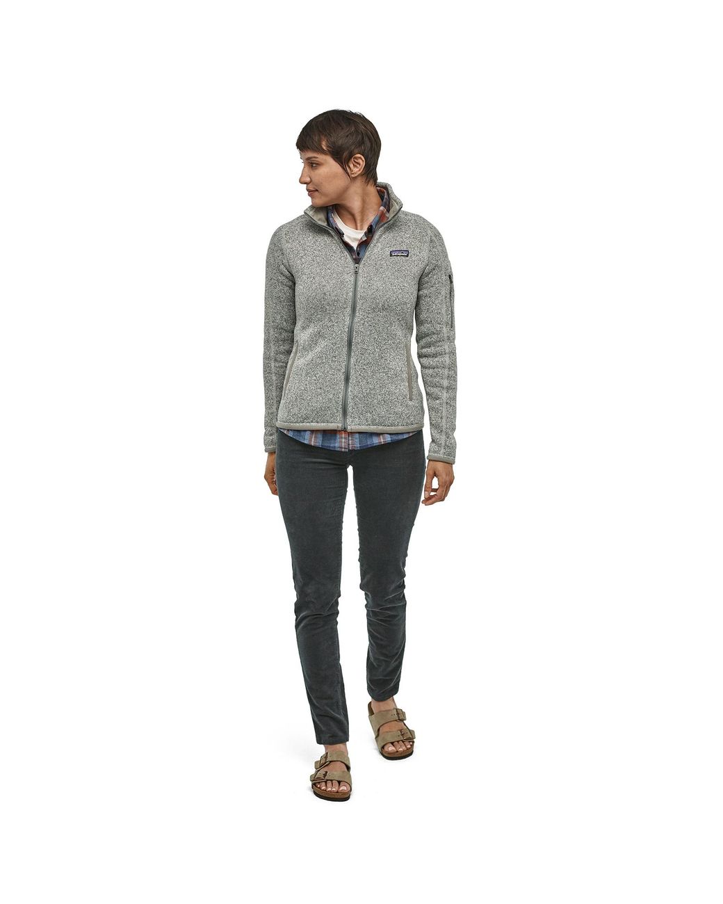 Patagonia Gray Better Sweater Fleece Jacket